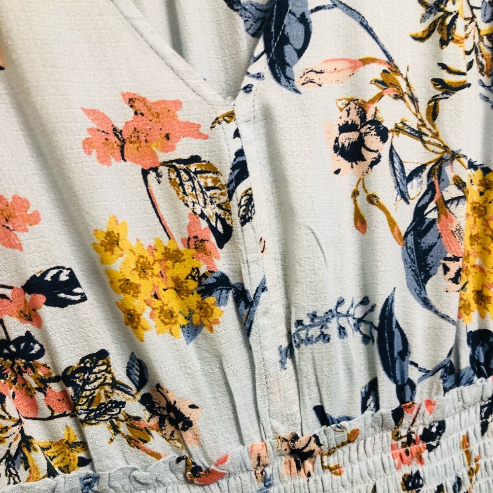 LIKE NEW⭐️LUCKY BRAND Cute Spring Summer Floral DRESS with Pockets!🌼Size Small - Picture 5 of 10